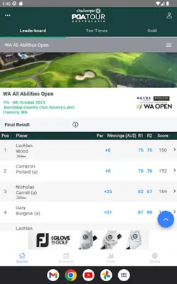 PGA Tour of Australasia android App screenshot 11