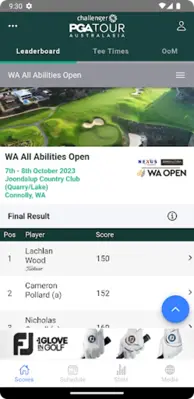 PGA Tour of Australasia android App screenshot 17