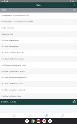 PGA Tour of Australasia android App screenshot 1