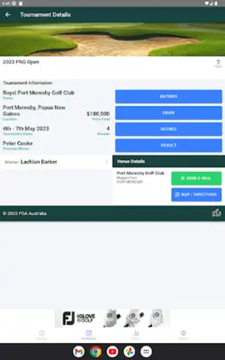 PGA Tour of Australasia android App screenshot 3