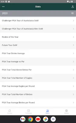 PGA Tour of Australasia android App screenshot 7