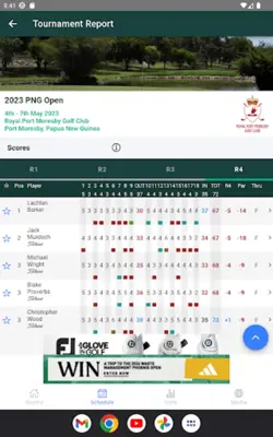 PGA Tour of Australasia android App screenshot 8